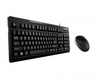 Комплект Genius KM-125, USB (клавиатура+мышь) Black