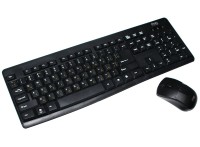 Комплект HQ-Tech KM-32RF Black, Optical, 2.4G, USB nano, клавиатура+мышь