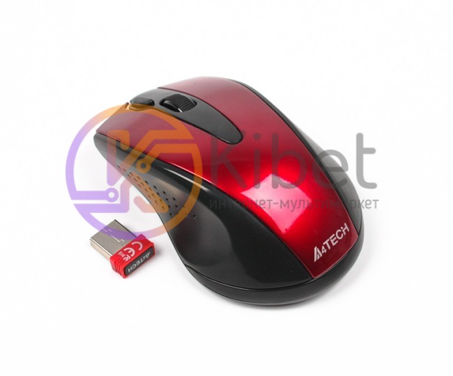 Мышь A4Tech G9-500F-3 V-Track, Red, USB, Wireless