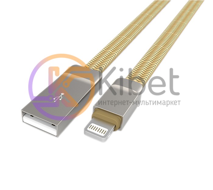 Кабель USB - Lightning, LDNIO 'Zinc Alloy', Silver, 1 м (LS20)