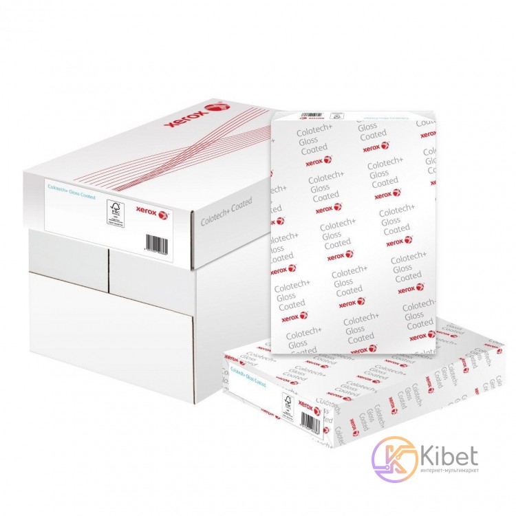 Бумага Xerox Colotech+ Gloss, A4, 170 г м2, 400 л, двусторонняя глянцевая бумага