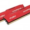 Модуль памяти 4Gb x 2 (8Gb Kit) DDR3, 1600 MHz, Kingston HyperX Fury, Red, 10-10