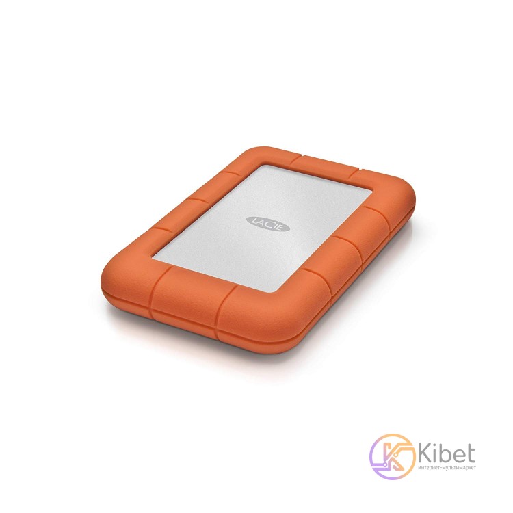 Внешний жесткий диск 1Tb LaCie Rugged Mini, Orange Silver, 2.5', USB 3.0 (LAC301