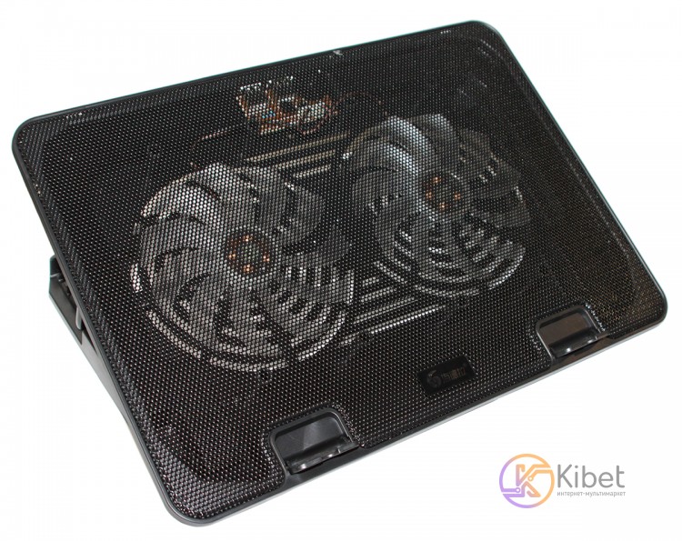 Подставка для ноутбука до 17' Notebook Cool Pad CP301, Black, 2x12 см вентилятор