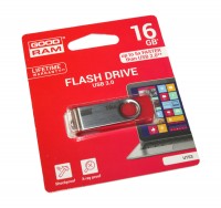 USB 3.0 Флеш накопитель 16Gb Goodram Twister, Red (UTS3-0160R0R11)