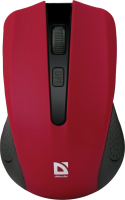 Мышь беспроводная Defender Accura MM-935, Red Black, USB, оптическая, 800 1200 1