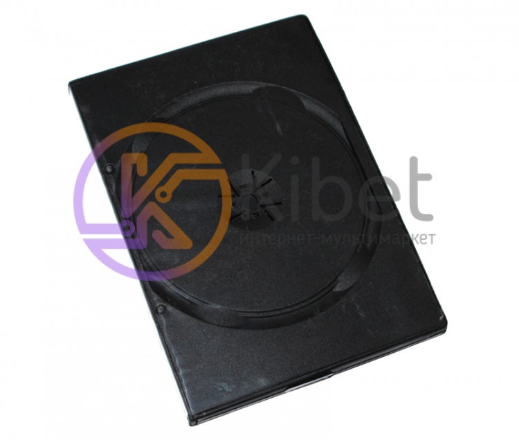 Box DVD CD (13.5 мм х 19 мм) на 2 диска, 14 mm, Black