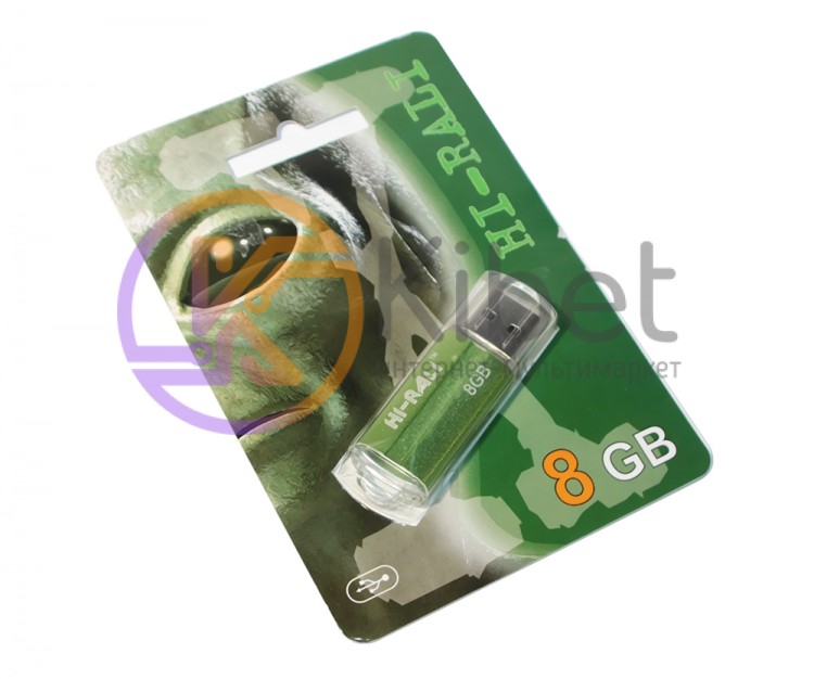 USB Флеш накопитель 8Gb Hi-Rali Corsair series Green HI-8GBCORGR