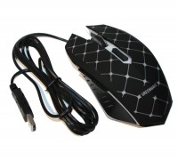 Мышь GreenWave GM-3262, Black USB, 3200 dpi, игровая, LED