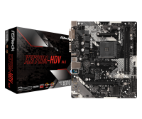 Материнская плата AM4 (X370) AsRock X370M-HDV R4.0, X370, 2xDDR4, Int.Video(CPU)