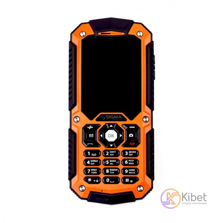 Мобильный телефон Sigma mobile X-treme IT67M Black-Orange, 2 Sim, 2.8' (176x220)