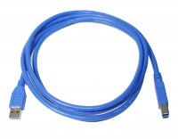Кабель USB 3.0 (AM) - USB 3.0 (BM), 1.8 м, Blue, Atcom (12823)