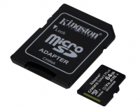 Карта памяти microSDXC, 64Gb, Class10 UHS-1 А1, Kingston Canvas Select Plus R-10