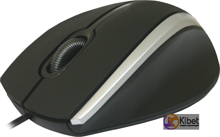 Мышь Defender MM-340, Black Gray, USB, оптическая, 1000 dpi, 3 кнопки, 1.35 м (5