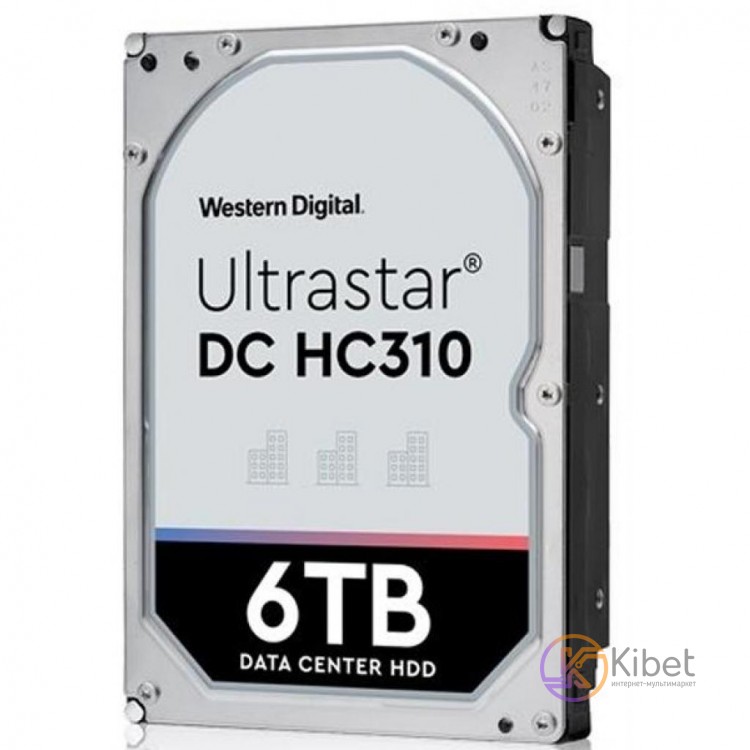 Жесткий диск 3.5' 6Tb Western Digital Ultrastar DC HC310, SATA3, 256Mb, 7200 rpm