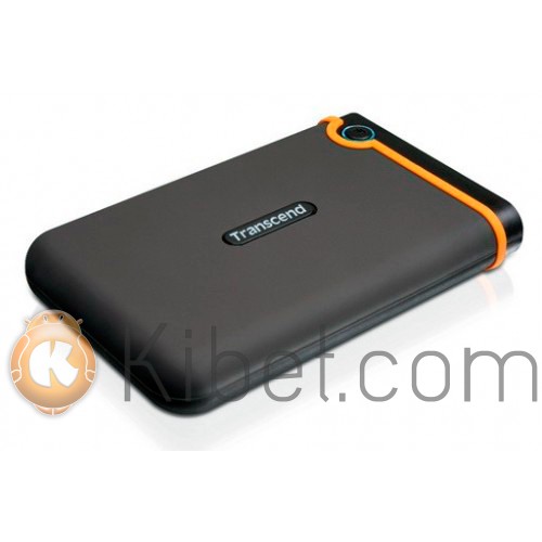 Внешний жесткий диск 500Gb Transcend StoreJet 25M2, Black Orange, 2.5', USB 2.0