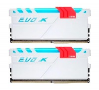 Модуль памяти 4Gb x 2 (8Gb Kit) DDR4, 2400 MHz, Geil Evo X, White, 16-16-16-38,
