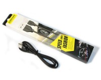 Кабель USB - Lightning, Joyroom 'Speed Fashion', Black, 1 м (S-L123)