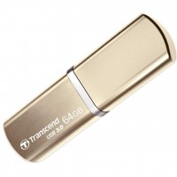 USB 3.0 Флеш накопитель 64Gb Transcend JetFlash 820, Gold, металлический корпус