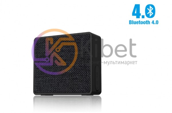 Колонка портативная 1.0 F D W5 Black, 3 Вт, пластиковый корпус, Bluetooth, Micro