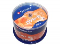 Диск DVD-R 50 Verbatim, 4.7Gb, 16x, Data Life, Cake (43814)