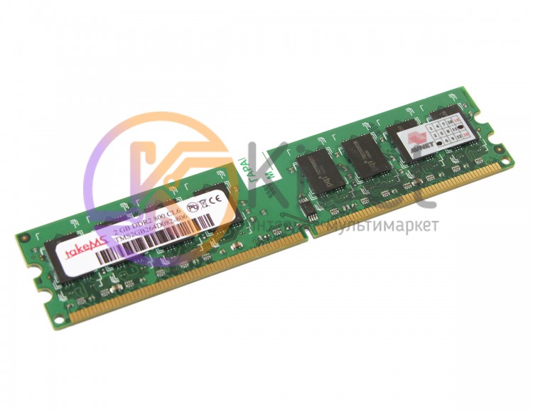 Модуль памяти 2Gb DDR2, 800 MHz (PC6400), TakeMS (TMS2GB264D082-806)