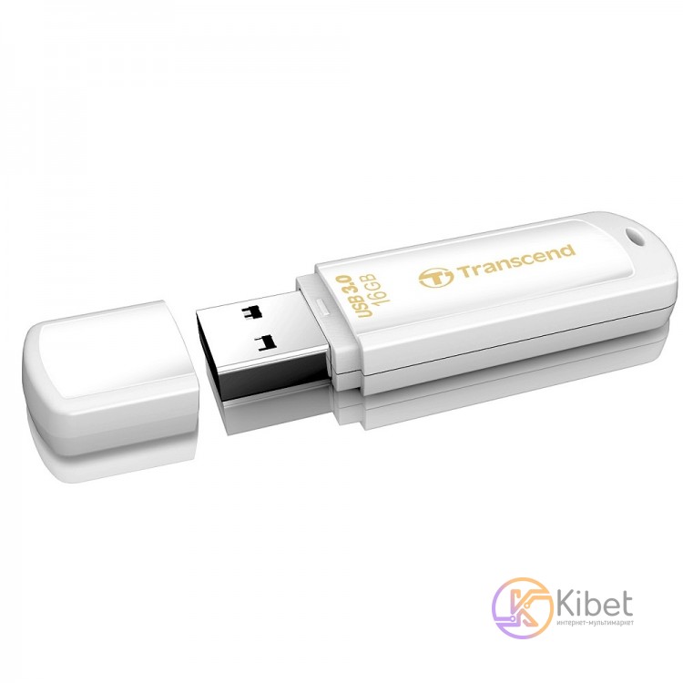 USB 3.0 Флеш накопитель 16Gb Transcend 730 White 90 20Mbps TS16GJF730