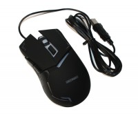 Мышь GreenWave GM-3264, Black USB, 3200 dpi, игровая, LED