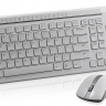 Комплект Rapoo 8200M White, Optical, Bluetooth+Wireless, клавиатура+мышь