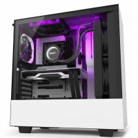 Корпус NZXT H510i Compact Mid Tower White Black Chassis with Smart Device 2 без
