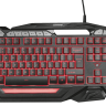 Клавиатура Trust GXT 285 Gada Advanced Gaming, Black, USB, настраиваемая цветная