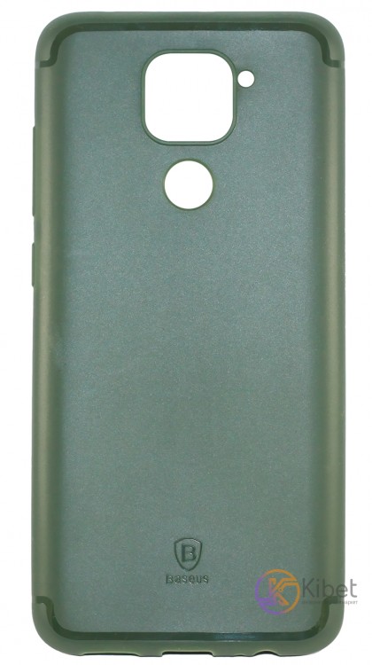 Накладка силиконовая для смартфона Xiaomi Redmi Note 9, Baseus, Green