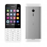 Мобильный телефон Nokia 230 White, 2 Sim, 2.8' (320x240) TFT, 16Mb, microSD (max