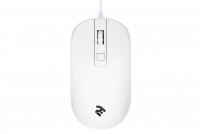 Мышь 2E MF110, White, USB, оптическая, 800 1200 2400 3200 dpi, 4 кнопки, 1.2 м (