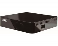 TV-тюнер внешний автономный Ergo 302 Black DVB-T2, HDMI, RCA, USB