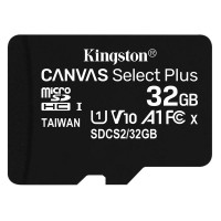 Карта памяти microSDHC, 32Gb, Class10 UHS-1 А1, Kingston Canvas Select Plus R-10