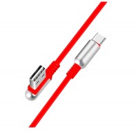 Кабель USB - USB Type-C, Hoco Capsule, Red, 1.2 м (U17)