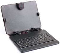 Чехол-подставка 8' HQ-Tech LH-SKB0801U, Black, с USB клавиатурой, microUSB