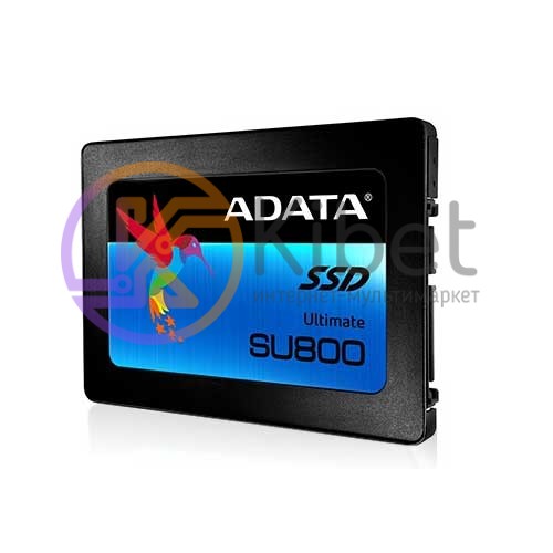 Твердотельный накопитель 128Gb, A-Data Ultimate SU800, SATA3, 2.5', 3D TLC, 560