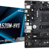Материнская плата AM4 (A520) ASRock A520M-HVS, A520, 2xDDR4, Int.Video(CPU), 4xS