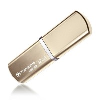 USB 3.0 Флеш накопитель 32Gb Transcend JetFlash 820, Gold, металлический корпус