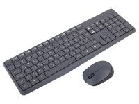 Комплект беспроводной Logitech MK235, Black, влагозащитная клавиатура + мышь (92