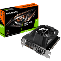 Видеокарта GeForce GTX 1650, Gigabyte, OC, 4Gb GDDR6, 128-bit, DVI HDMI DP, 1635