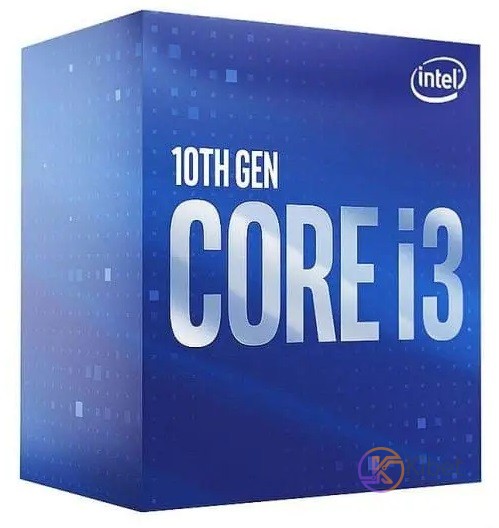 Процессор Intel Core i3 (LGA1200) i3-10105, Box, 4x3.7 GHz (Turbo Boost 4.4 GHz)