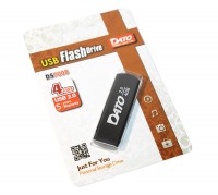 USB Флеш накопитель 4Gb DATO DS7008 Black, DT_DS7008BL 4Gb