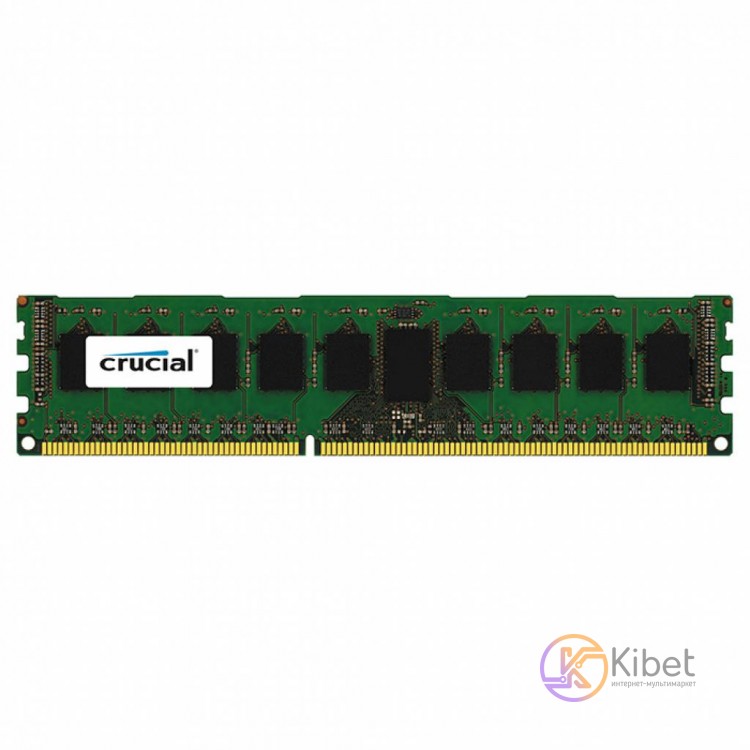 Модуль памяти 8Gb DDR3, 1600 MHz, Crucial, ECC, Registered, 1.35V, CL11 (CT8G3ER