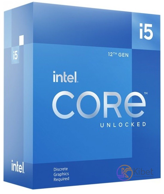 Процессор Intel Core i5 (LGA1700) i5-12600KF, Box, 10x3.7 GHz (Turbo Boost 4.9 G