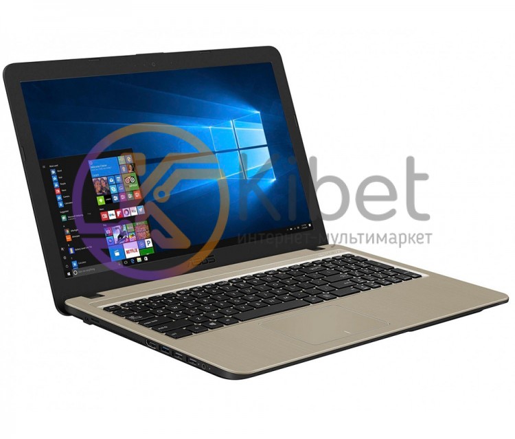 Ноутбук 15' Asus X540MA-GQ010 Chocolate Black 15.6' матовый LED HD (1366x768), I