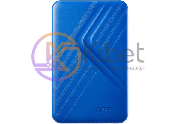 Внешний жесткий диск 2Tb Apacer AC236, Blue, 2.5', USB 3.1 (AP2TBAC236U-1)
