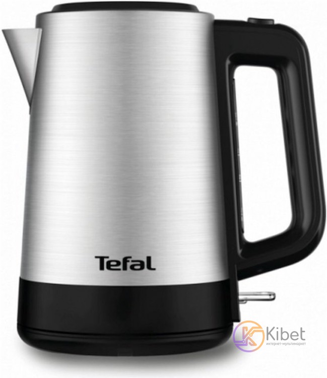 Чайник Tefal BI520D10 Silver-Black, 2200W, 1.7L, дисковый, индикатор работы, пла